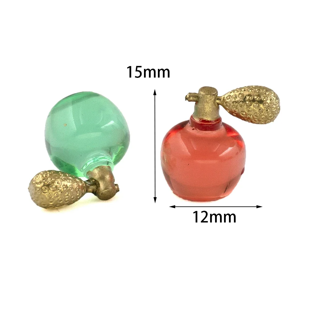 1Pcs 1/12 Dollhouse Miniature Accessories Mini Resin Perfume Bottle Simulation Model for Doll House Home Decoration