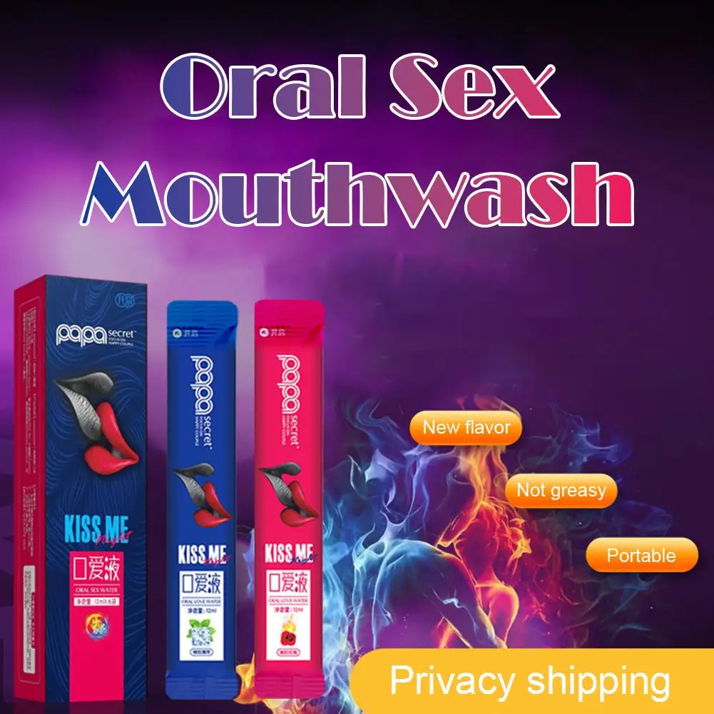 6 قطعة المياه النظيفة عن طريق الفم قبل اللسان السائل زيوت التشحيم نكهة اللعوب مثيرة زيوت التشحيم الفراولة الخوخ الجنس لعب للأزواج