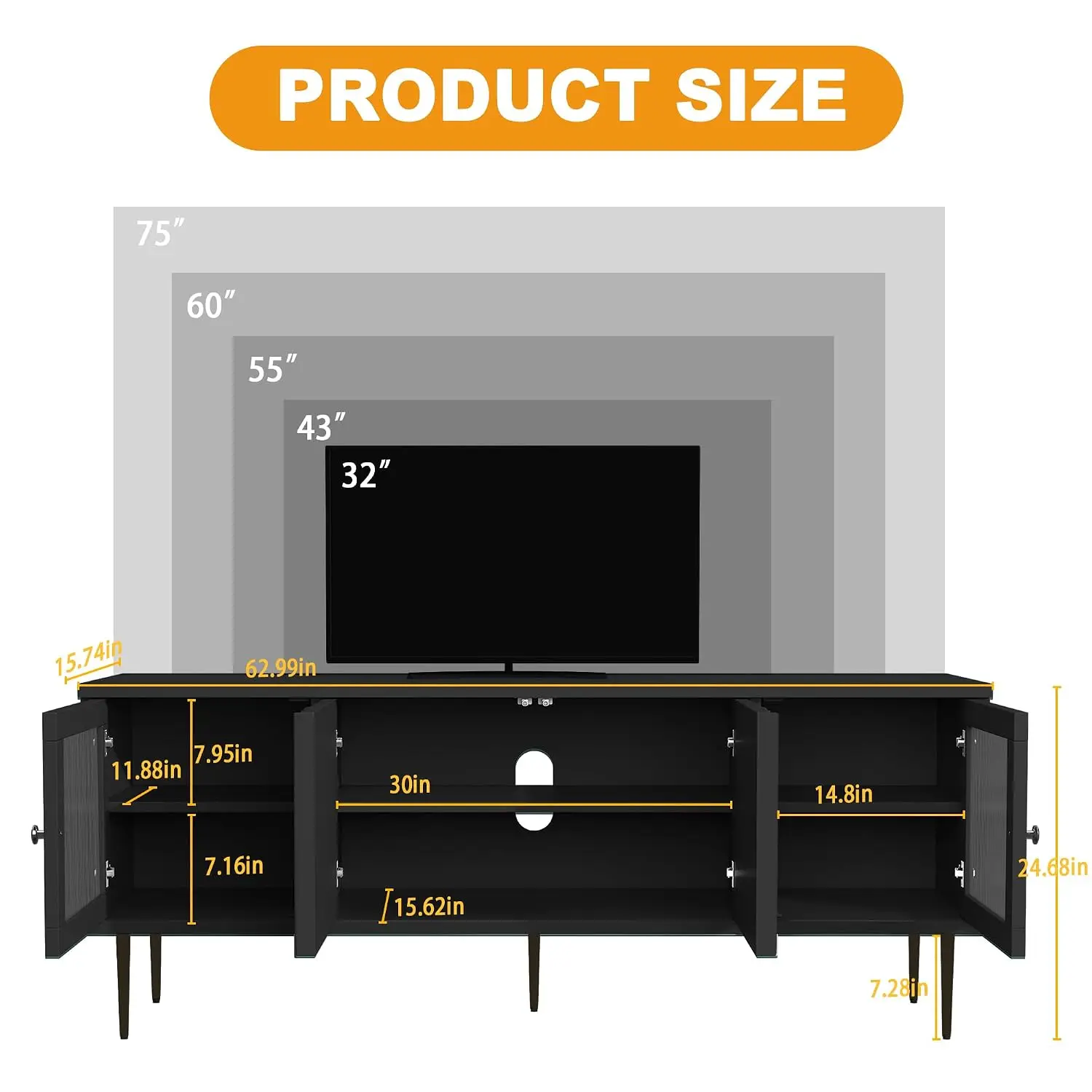 Modern TV Stand 75