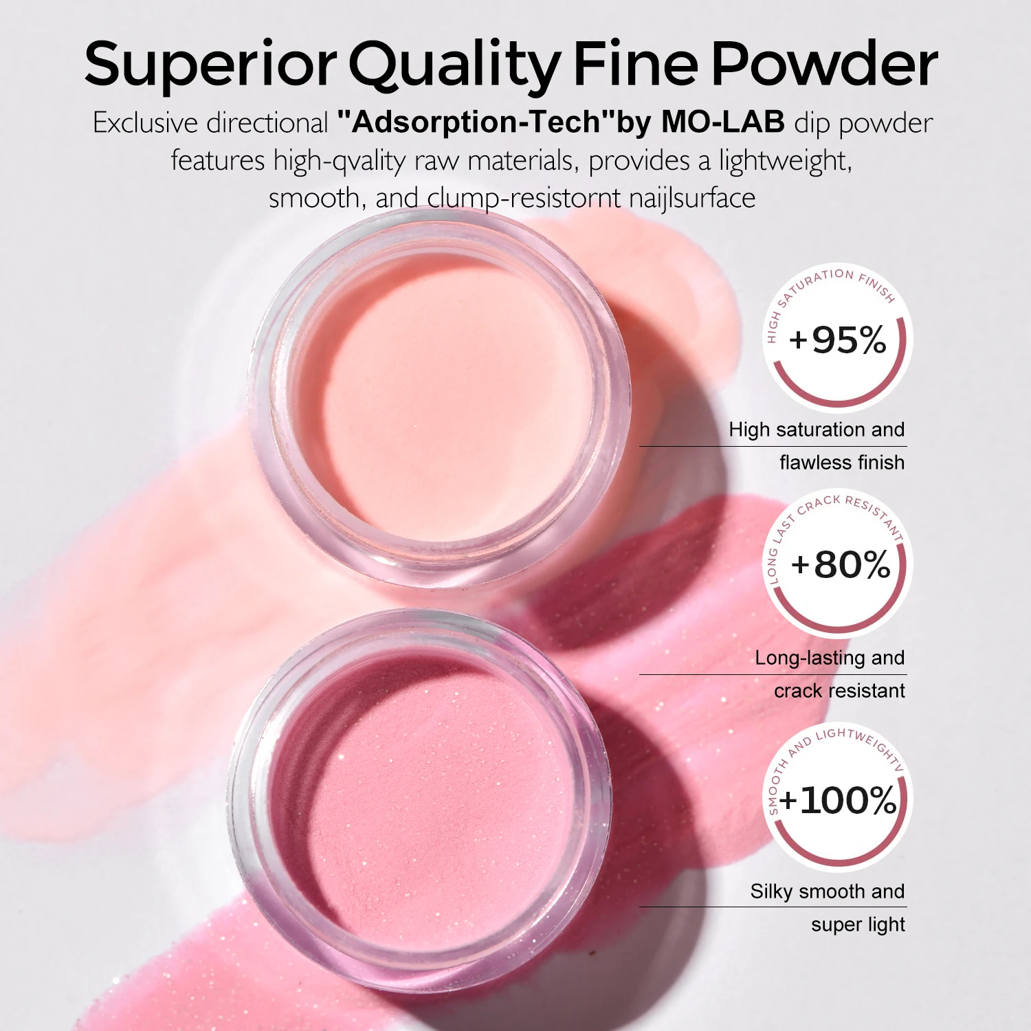 Dipping Nail Powder Set Dip Nail Set Dust Nail Art Natural Dry No Lamp nail supplies White Nude Nails Glitter Dipping System Kit