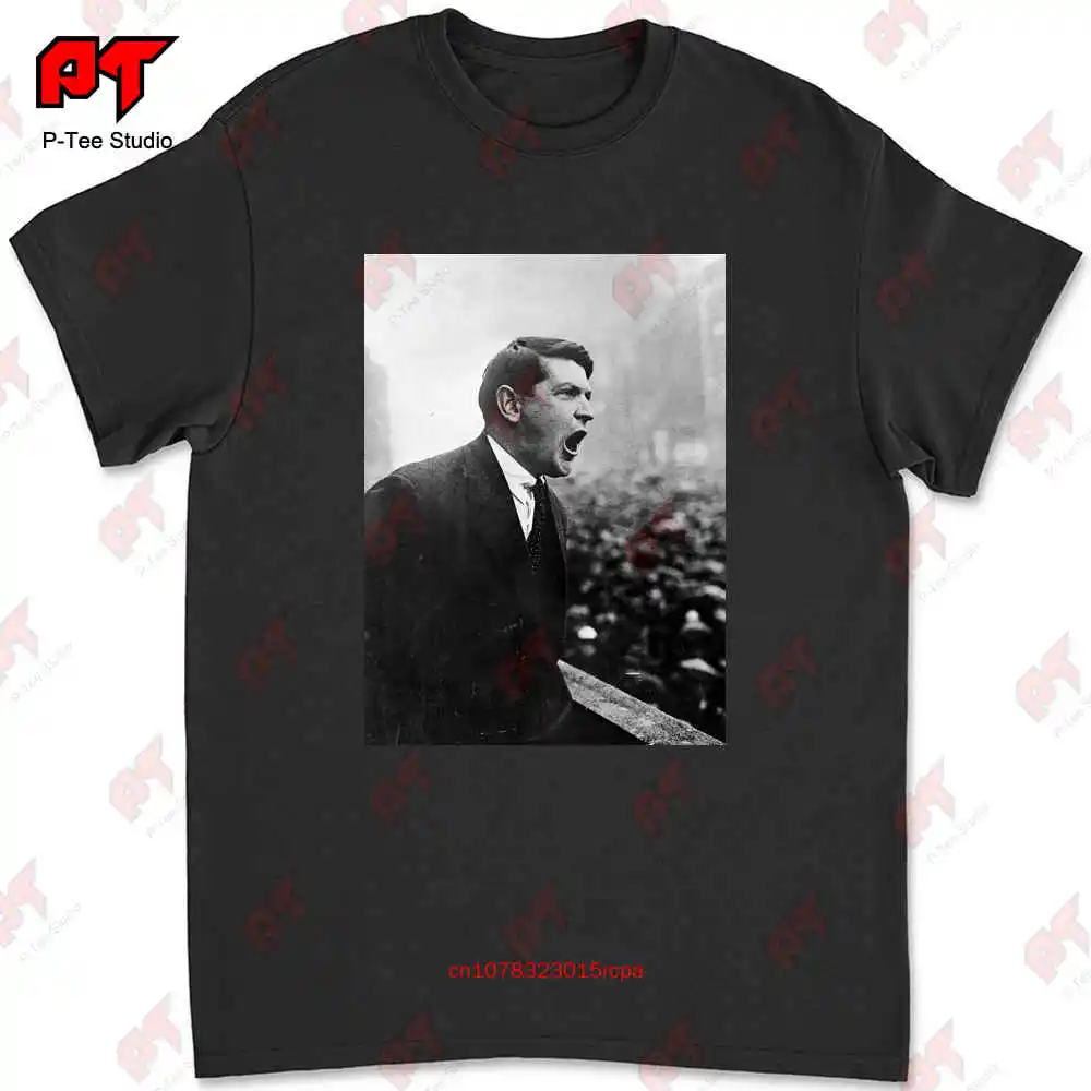 Michael Collins Speaking To A Dublin Crowd 1922 T Shirt JCRM