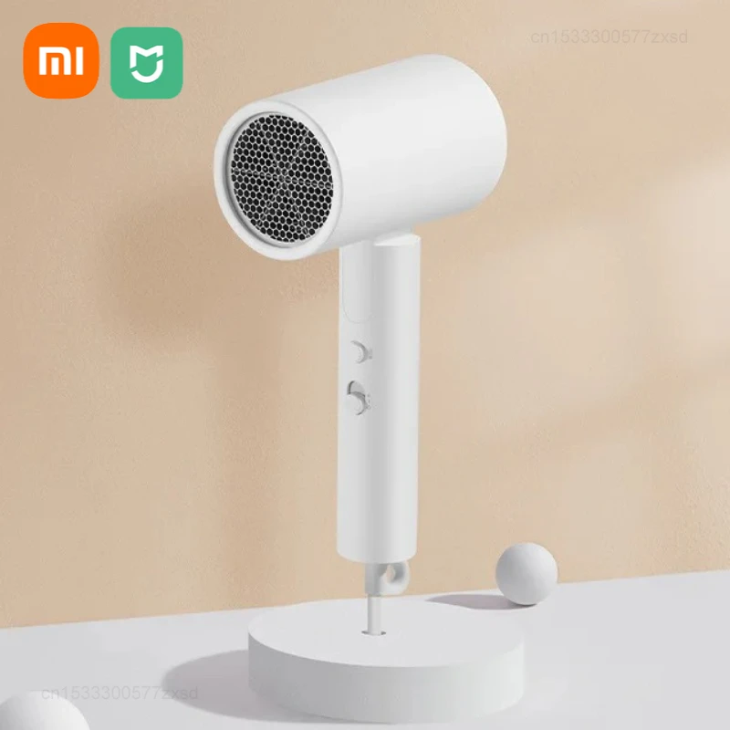 XIAOMI MIJIA Фен H101 Портативный Профессиональный Анионовый Вентилятор Для Ухода за Волосами 1600 Вт Сильный Ветр Быстросохнущий Домашний Путешествия Складной