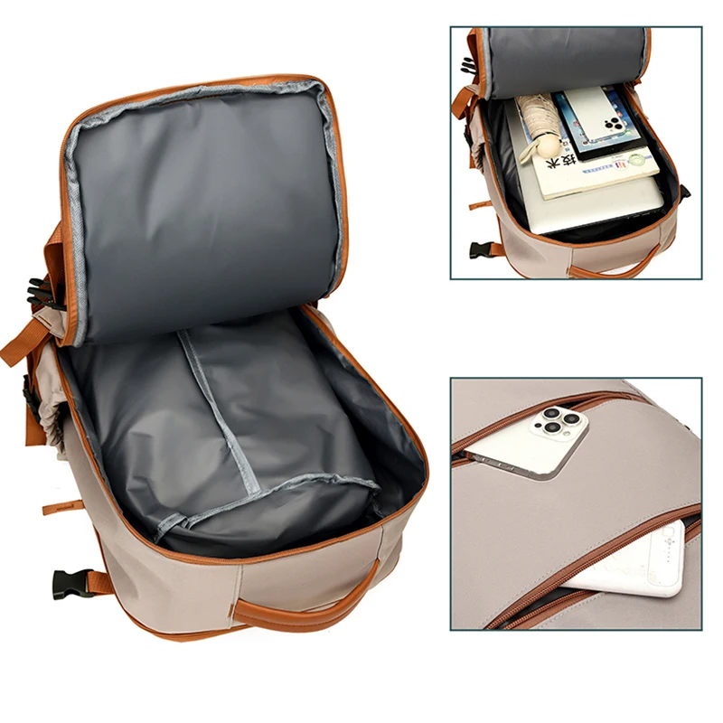 Mochila de viaje para viajes de negocios, nueva bolsa ligera para senderismo de corta distancia, mochila portátil para ordenador portátil de gran capacidad