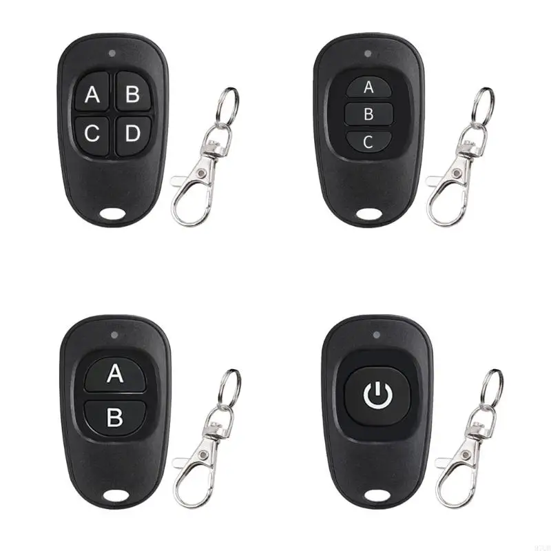 97QB Wirelessly Copy Remote Control Keychain Transmitter For Cloning Garage Gate Door Opener