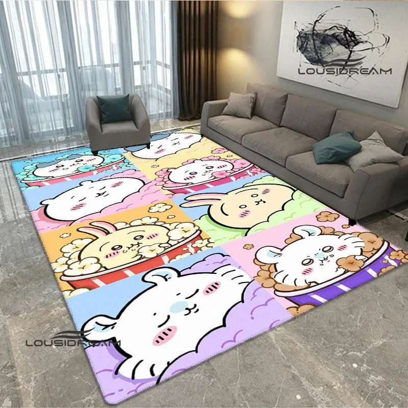 3D Cute C-Chiikawas Printed carpet Non -slip carpet Yoga mat door mat photography props kitchen mat area rug birthday gift