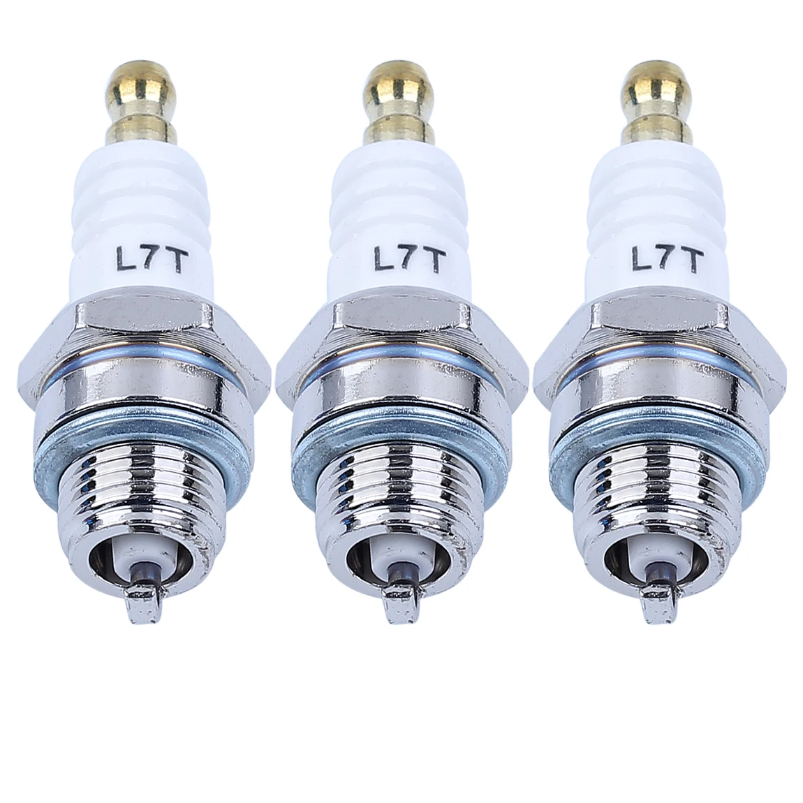 Imagem -05 - Spark Plug L7t Stroke para Motor Trimmer Cortador de Grama Cortador de Escova Garden Tool Parts Pcs por Lote