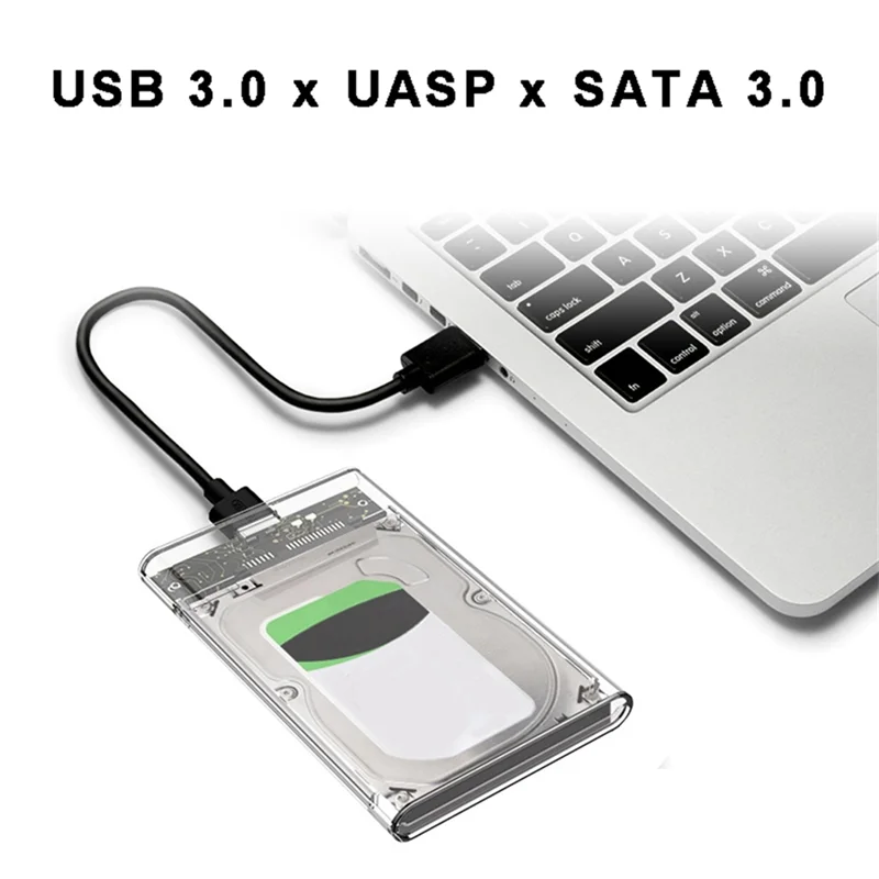 HDD Case For Hard Box 2.5 Inch HDD Enclosure SATA To USB 3.0 Type-C 3.1 External Hard Drive Case-N35R