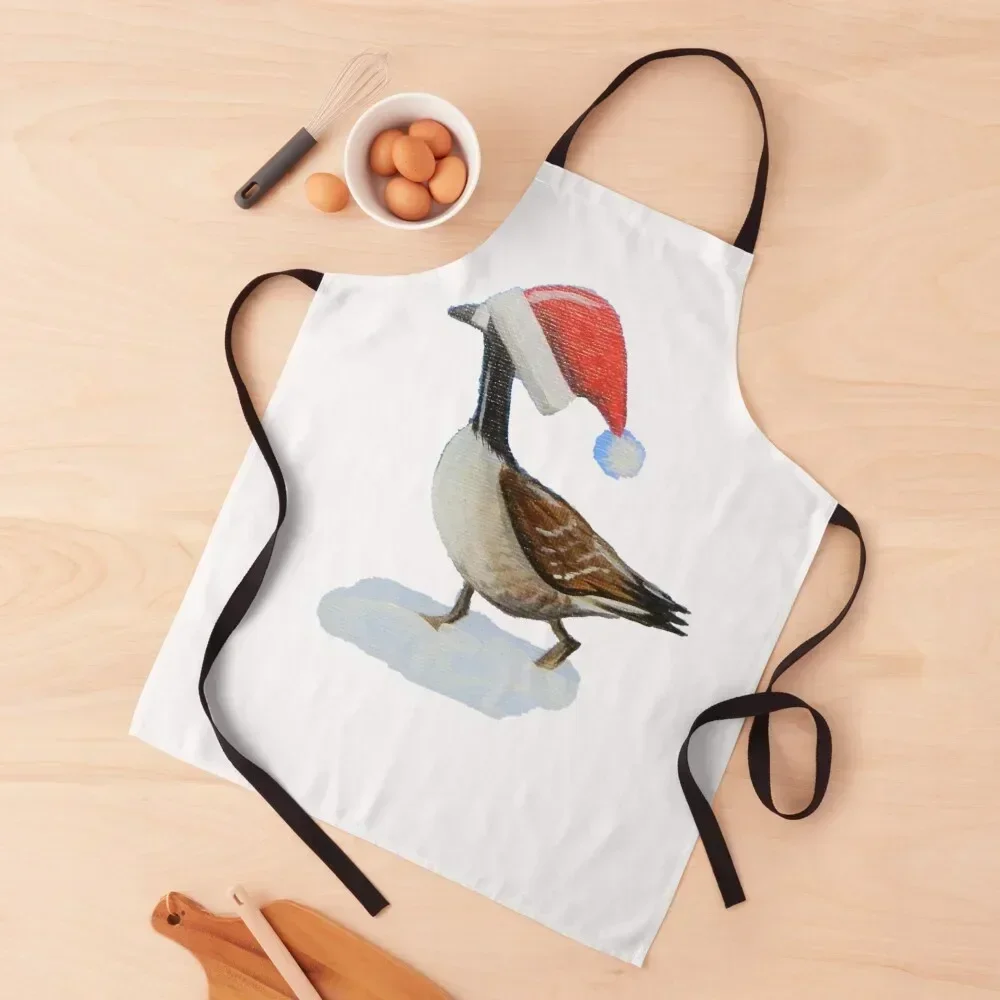 

Christmas Goose Apron Home Supplies Kitchen Apras For Women Hairdresser Art Apron