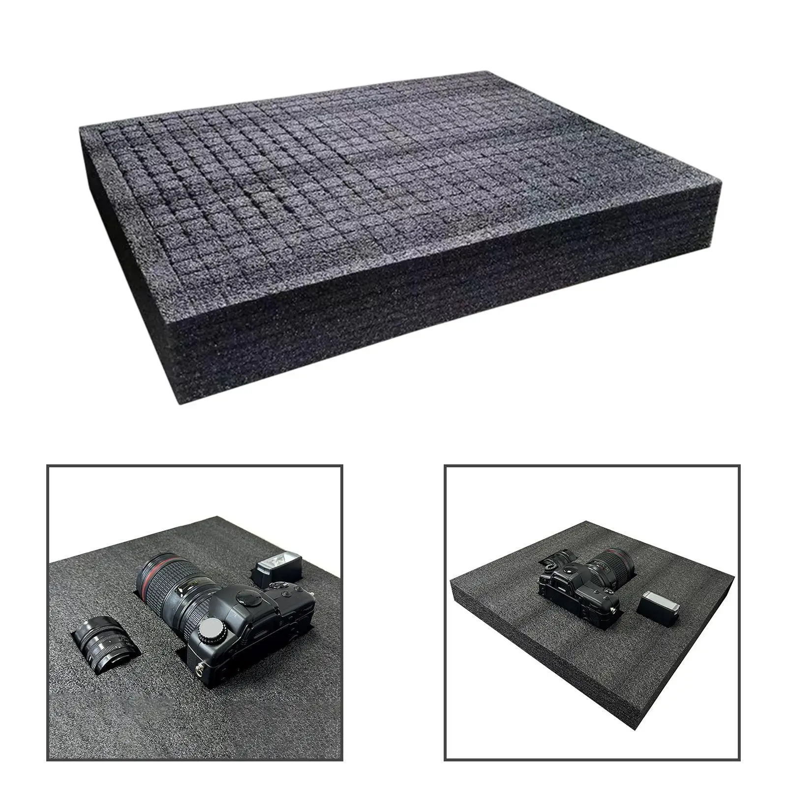 Packing Foam Sheet Foam Inserts for Case Multifunction Pre Cut Foam Folding Mesh Shockproof Sponge for Protective Package