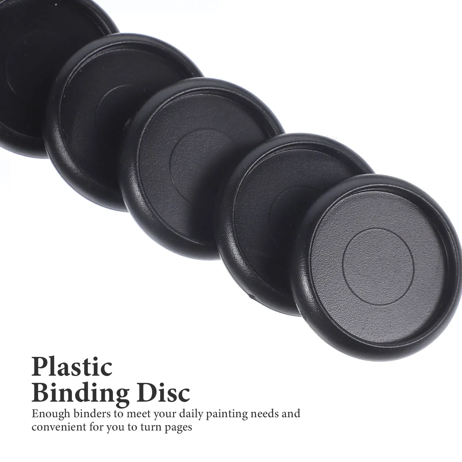 44pcs Plastic Expansion Discs Binder Rings For Diy Plastic Binding Disc Notepads Plannersloose Leaf Binding Ring