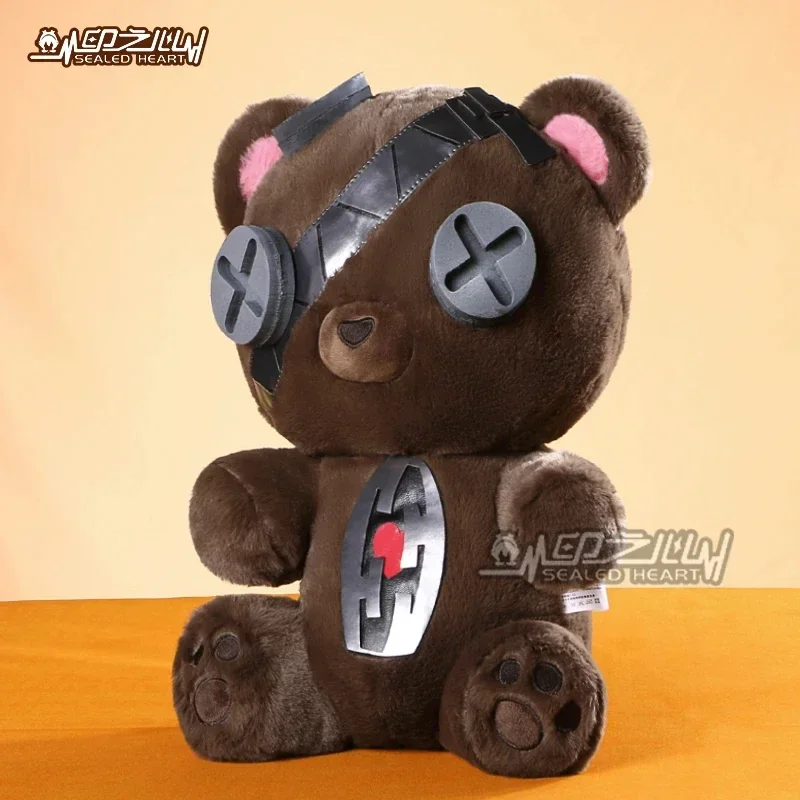 Zenless Zone Zero Corin Wickes 40cm Cosplay Kawaii Bag Brown Bear Shoulder Bag Plush Stuffed Doll Backpack Props Accessories