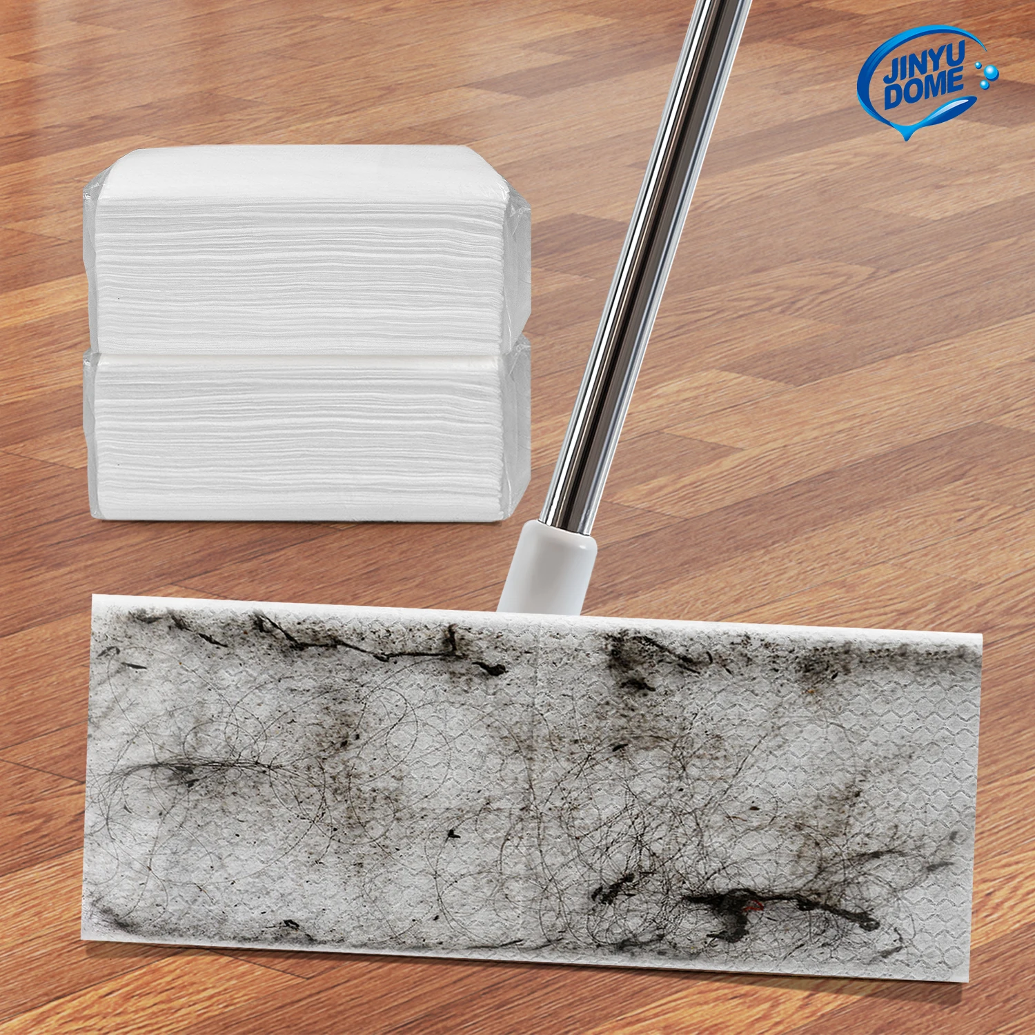 JINYUDOME 13x19.7 Inch Electrostatic Dust Mop Cloth Thick Di