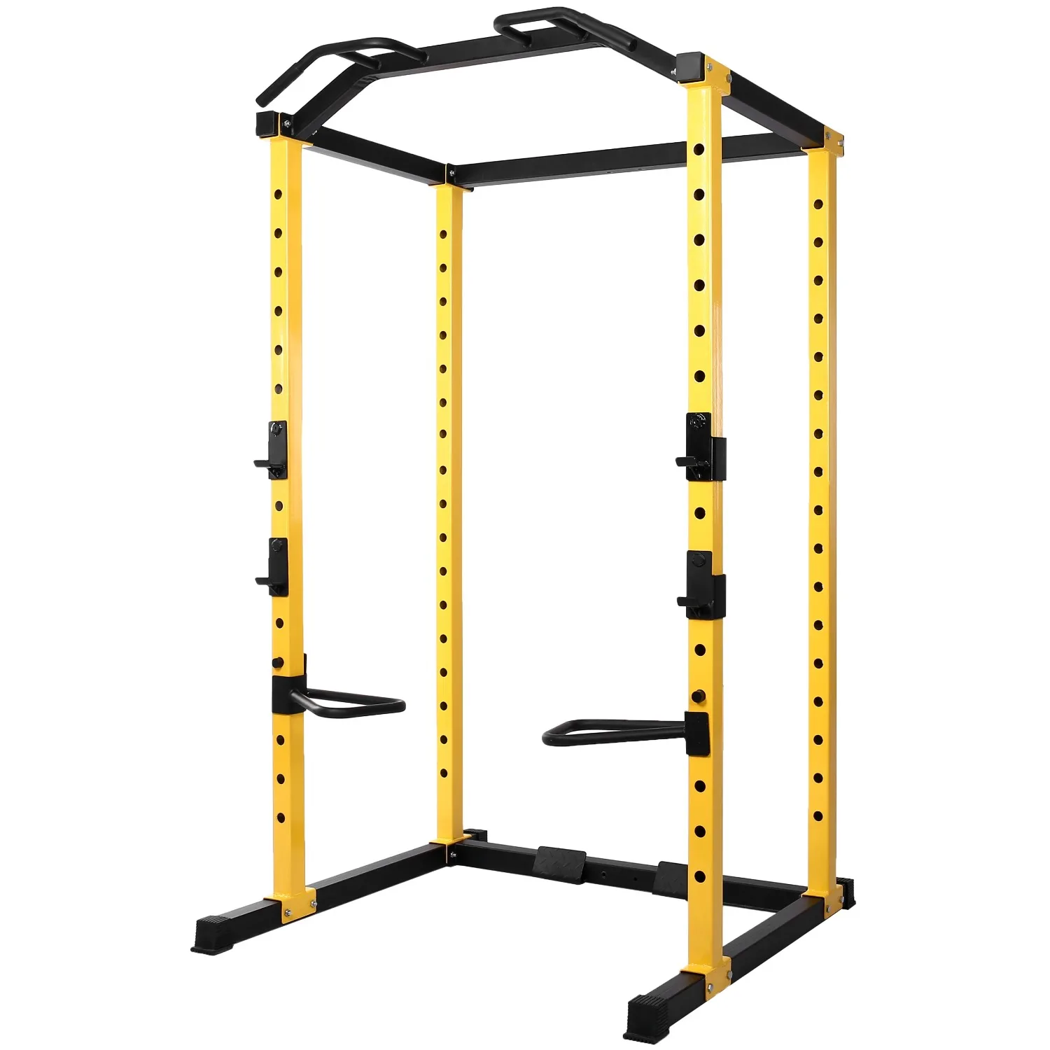 

1000lb Capacity Multi-Function Adjustable Power Cage Power Rack w/ Optional Lat Pull-down and Cable Crossover, Power Cage Only