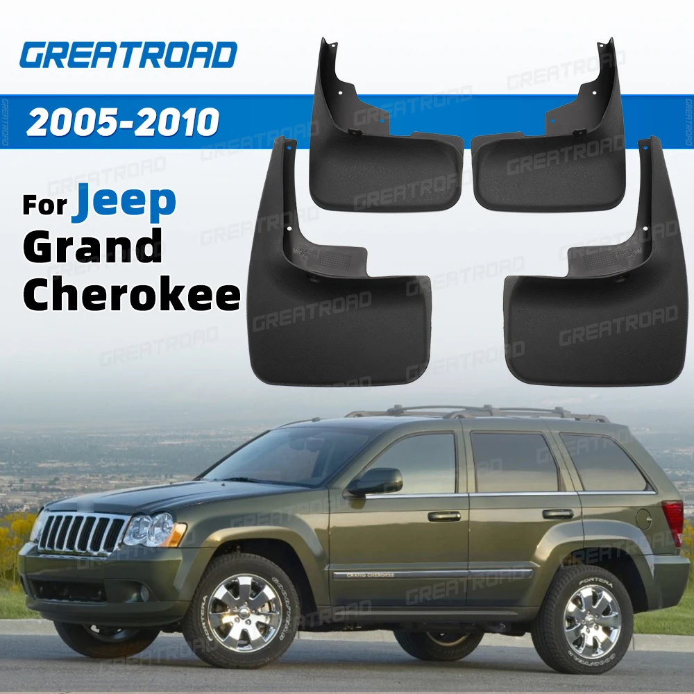 

Car Mud Flaps For Jeep Grand Cherokee 2005 2006 2007 2008 2009-2010 Mudflaps Splash Guards Mud Flap Mudguards