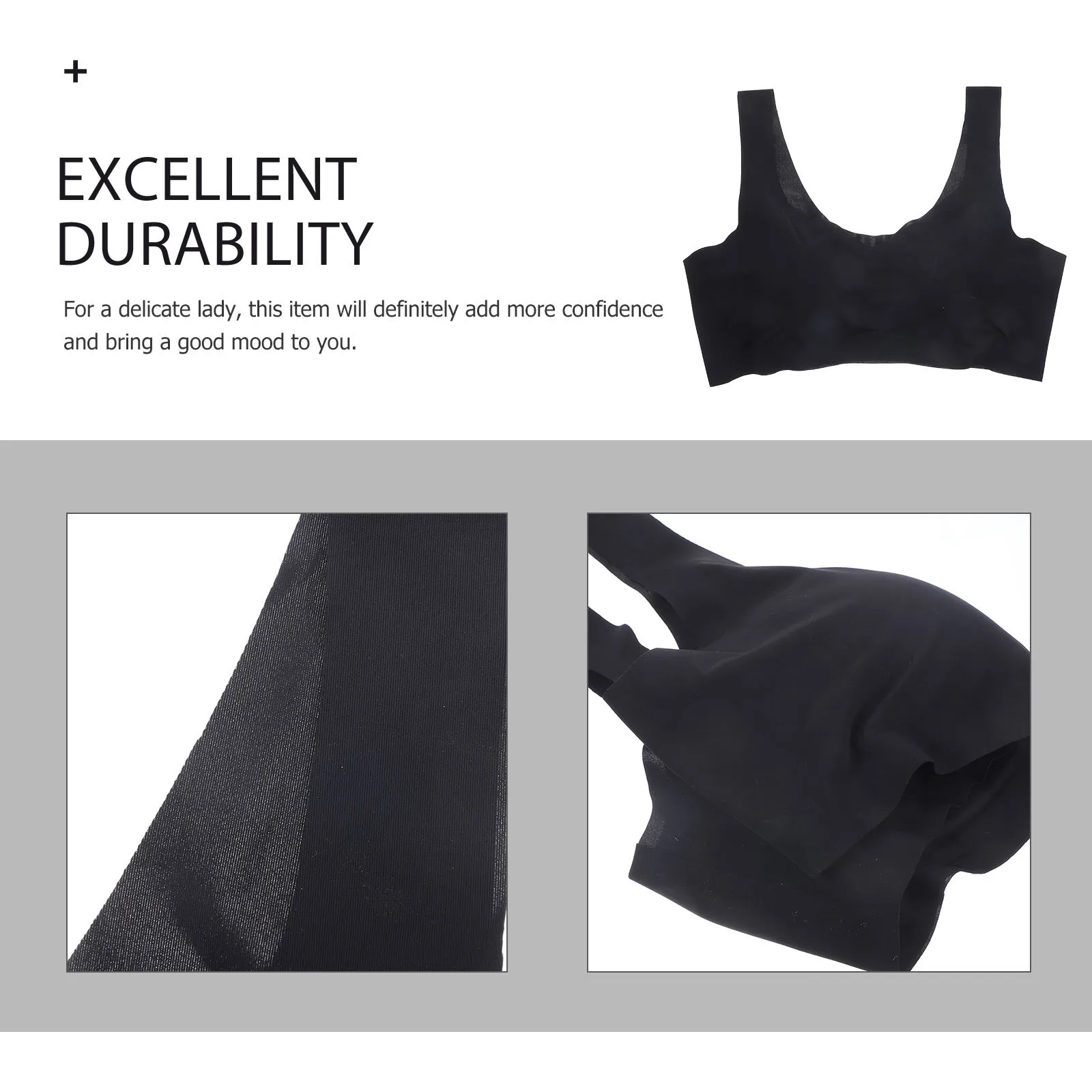 

Soft Lace Bra Wireless Comfortable Bras Adjustable Strap For Women Sexy Breathable Bras Gift For Mother Girlfriend Black