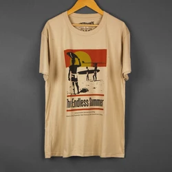 The Endless Summer T Shirt Surf Movie Step Into Liquid On Any Sunday Men Cool Summer Cotton Men's Printed Short Sleeves Shirt