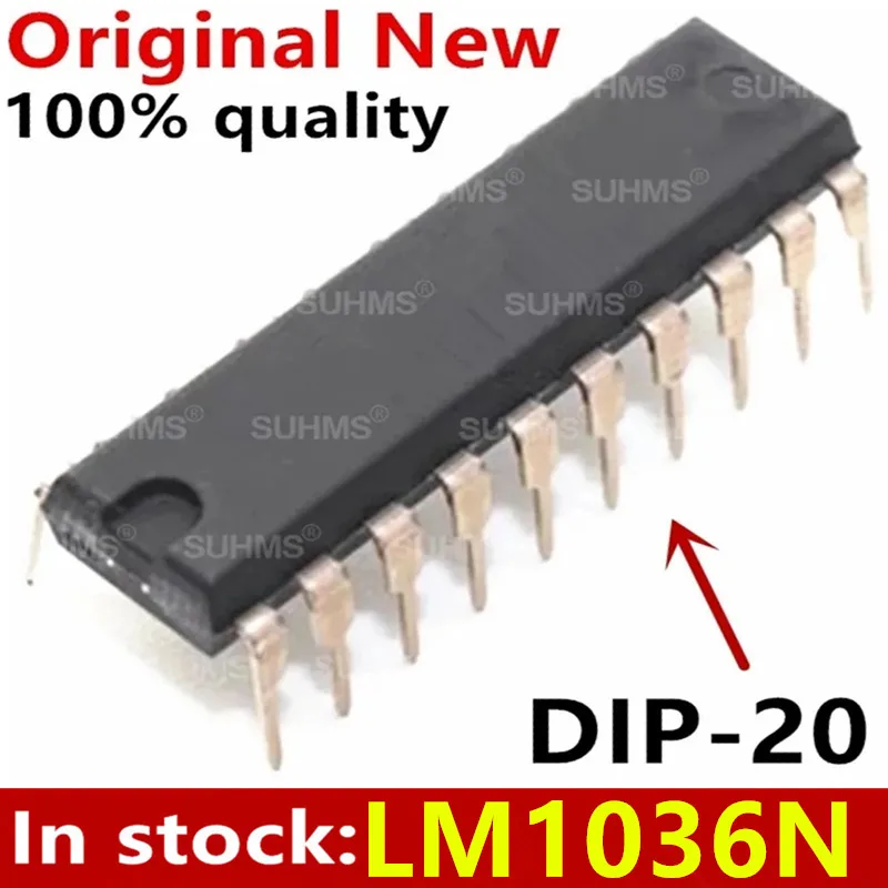 (1 قطعة) شرائح LM1036N LM1036 DIP-20 الجديدة 100%