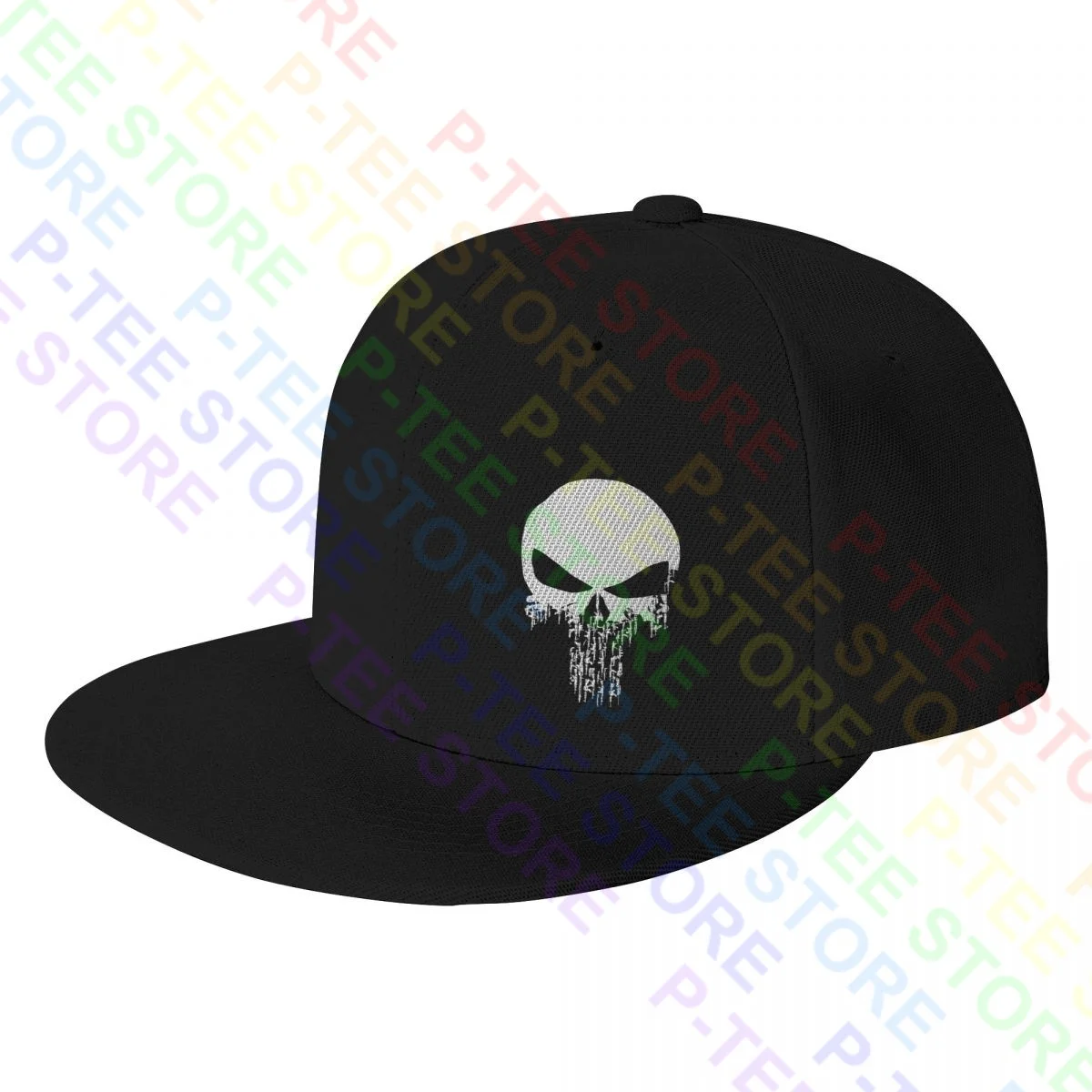 Marvellous Punish Man Skull Made Of Guns Baseball Caps Snapback Cap Hip Hop Comfortable Trendy