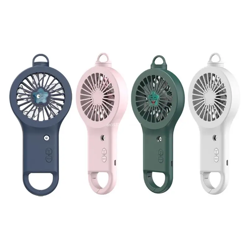 

Mini Handheld USB Fan Portable Handy Fan with Flexible Clip Hanging Hole Dropship