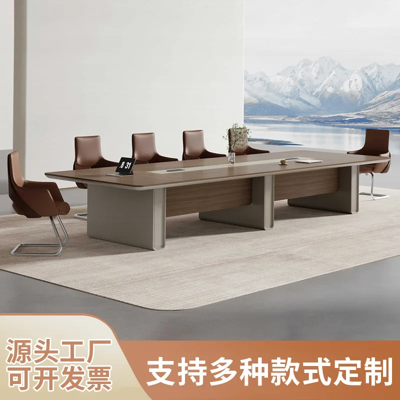 Stylish high-end conference table, atmospheric executive negotiation conference table, source factory modern business office fur
