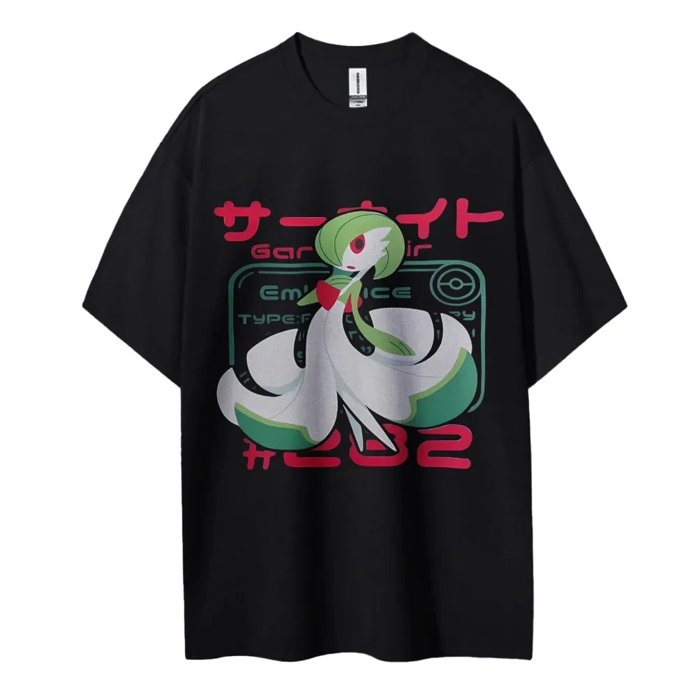 Pokemon T-shirt Men's Pure Cotton Casual  Round Neck T-shirt Short Sleeve Clothing Summer Sports Casual Short Sleeve Top
