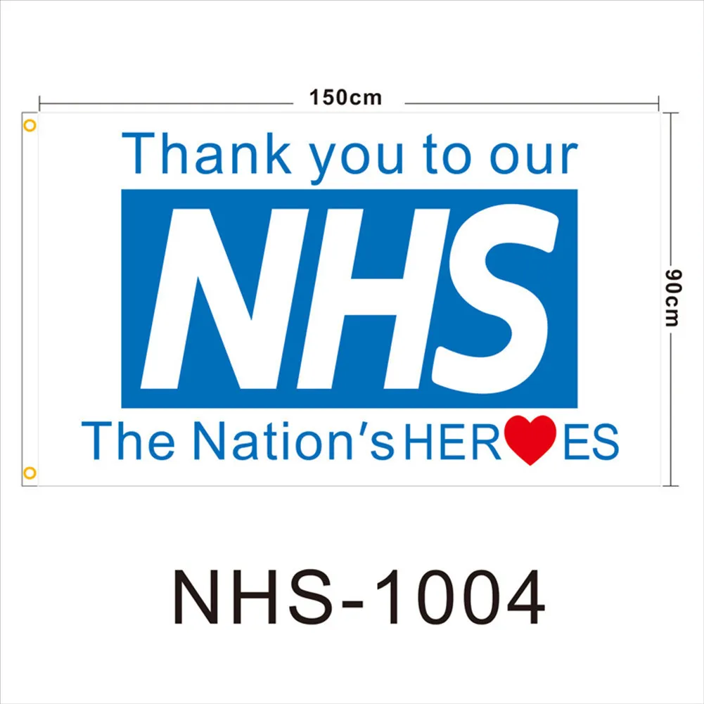 

NHS Supports Flag Thank You NHS Banner 2020 Love Support NHS Health Nurse Doctor