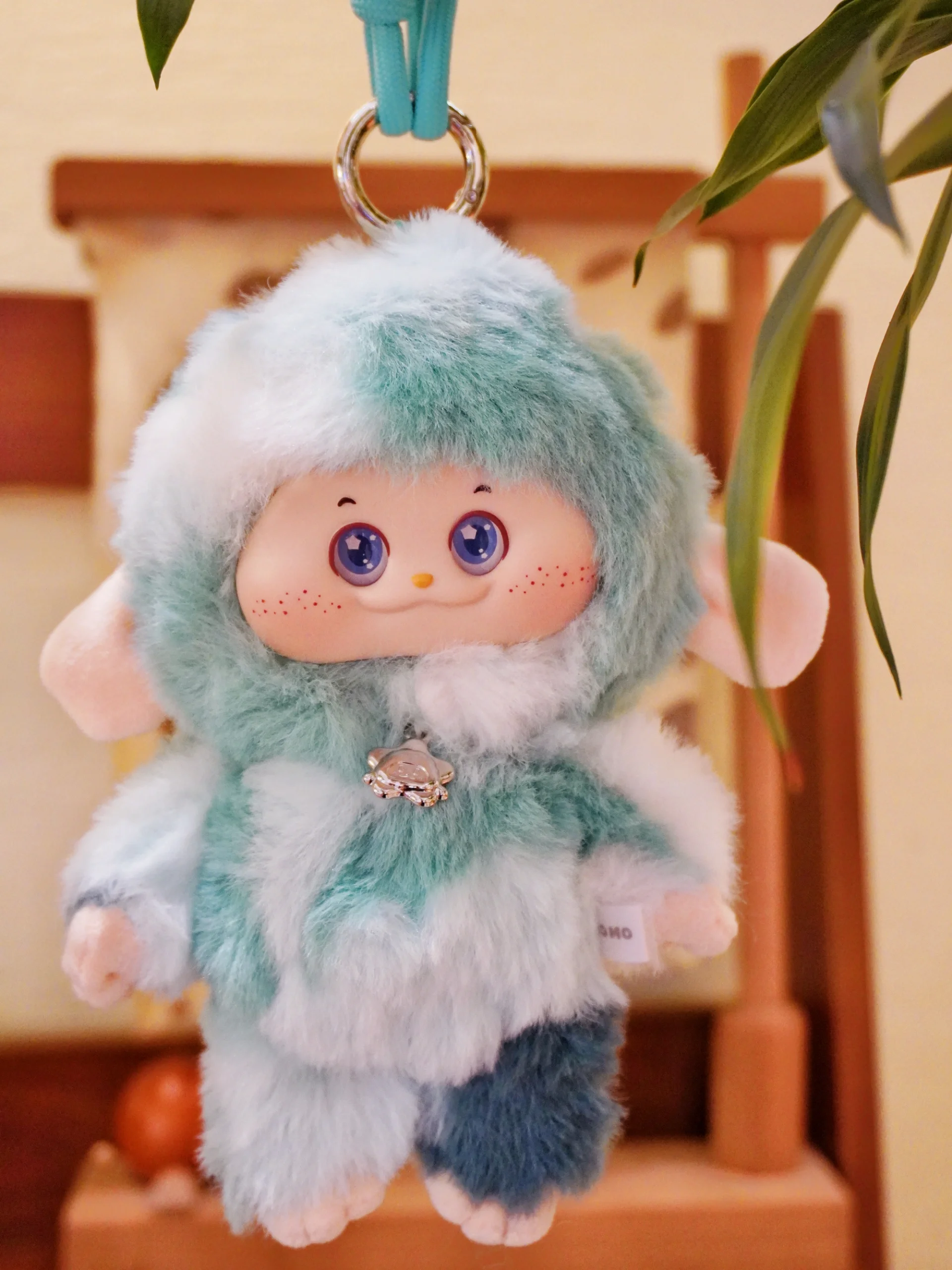 حقيقية بيمومو مؤذ لطيف سلسلة أفخم صندوق أعمى الديكور الكرتون العصرية دمية لطيف دمية شخصية قلادة فتاة الهدايا