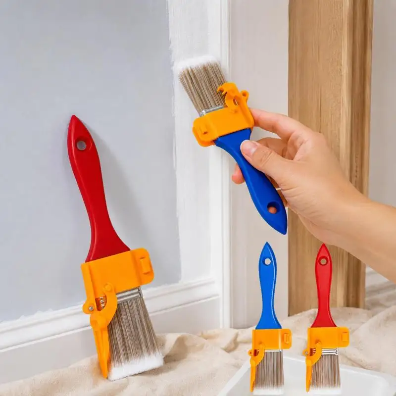 1Pcs Handheld Paint Edger Tool Professional Clean Cut Corner Brush For Walls Ceilings Indoor Outdoor Latex Paint Accessories