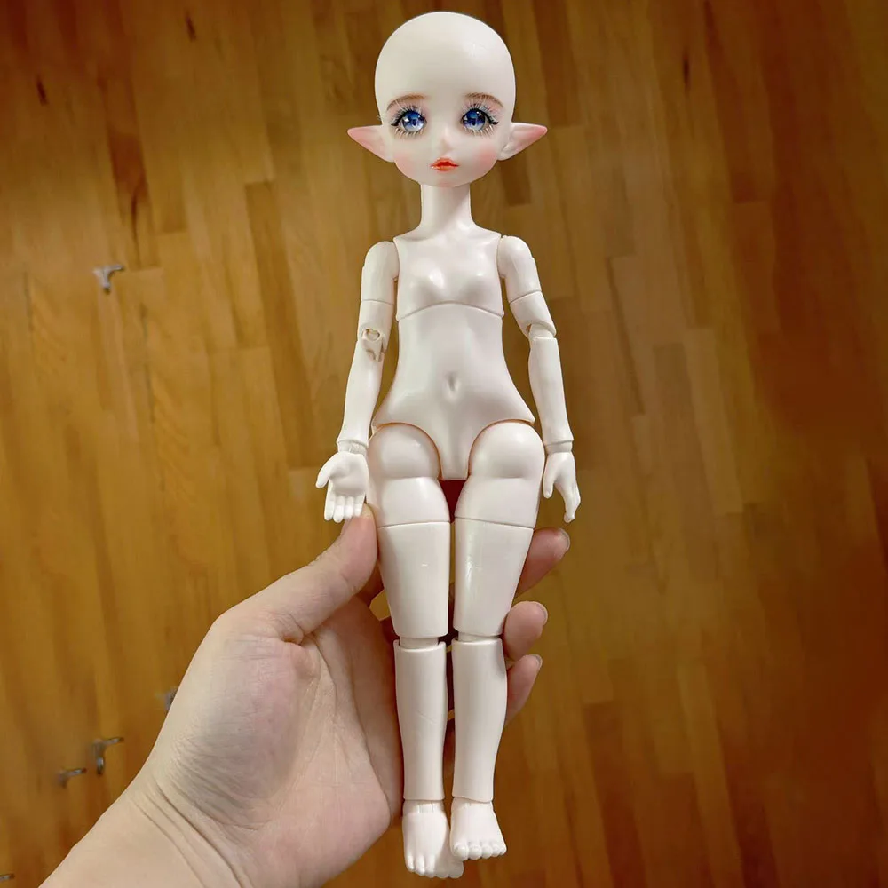 Модные белые ресницы ручной работы 30 см, кукла эльфа 1/6, кукла BJD, полный набор, детские игрушки, подарочные куклы для девочек