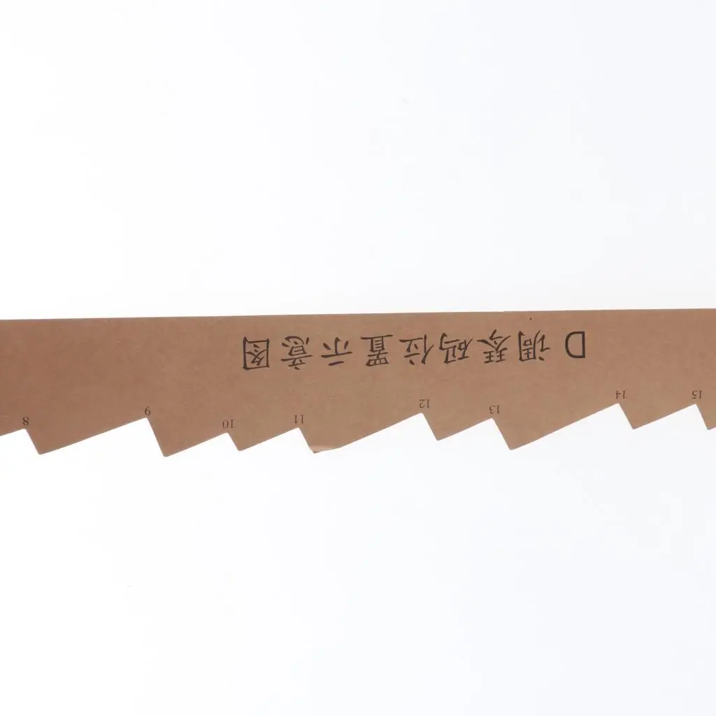 Guzheng Bridge Position Paper Guide Musical Stringed Instrument Parts for Guzheng Accessories Beginner and Teaching Use