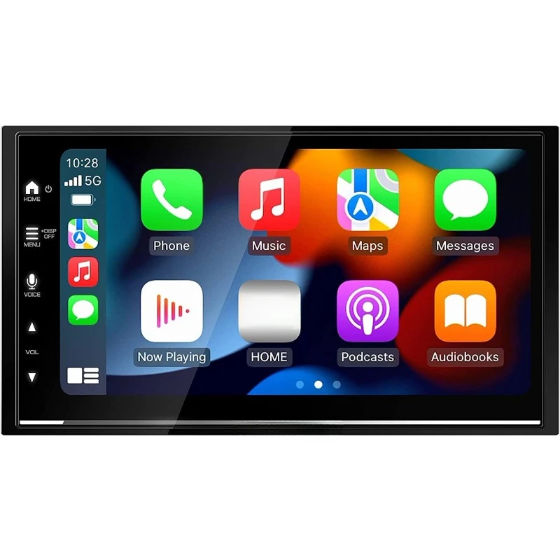 6.8-Inch Capacitive Touch Screen, Car Stereo, CarPlay and Android Auto, Bluetooth, AM/FM Radio, MP3 Player, USB Port