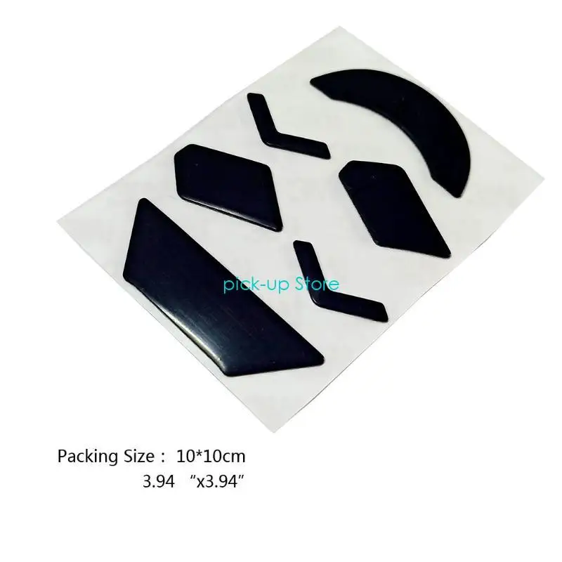 Q5WA 1Set Mausschlittschuh Ersatz Gleitfüße Pads Black Maus Füße Aufkleber für G903 / G903 Mouse Gaming Maus