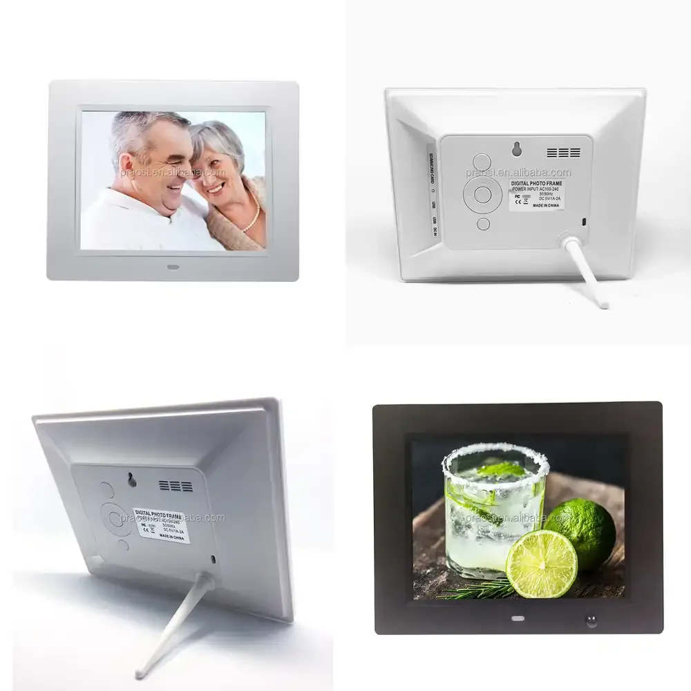 

8 inch Acrylic Digital Photo Frame FHD 1080P LCD Advertising for Video Loop Play for Home Office Retail Display