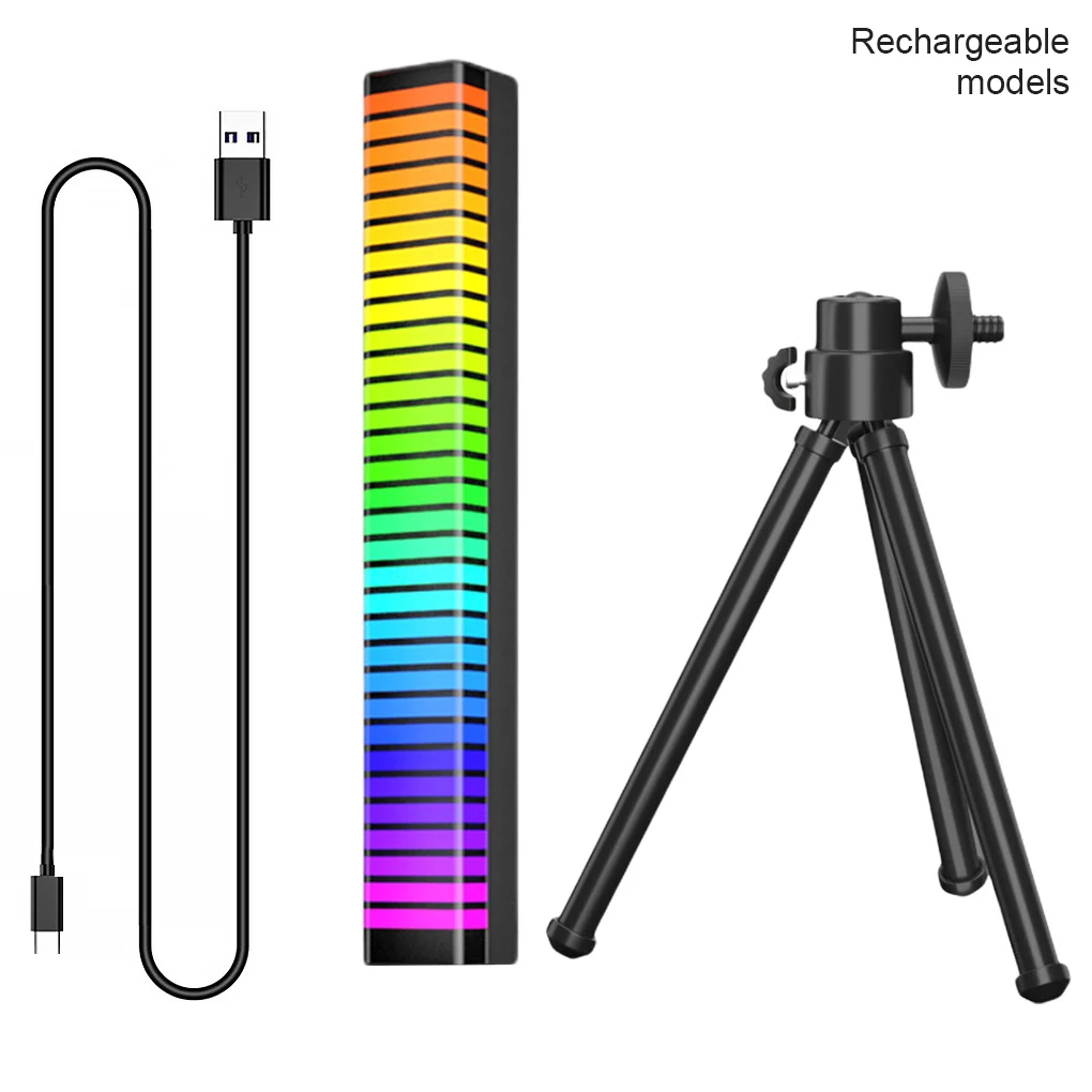 Atmosphere Lamp Pickup Light Pro Handheld Colorful Music Rhythm Lighting Stick Decor Gaming Bedroom Living Room