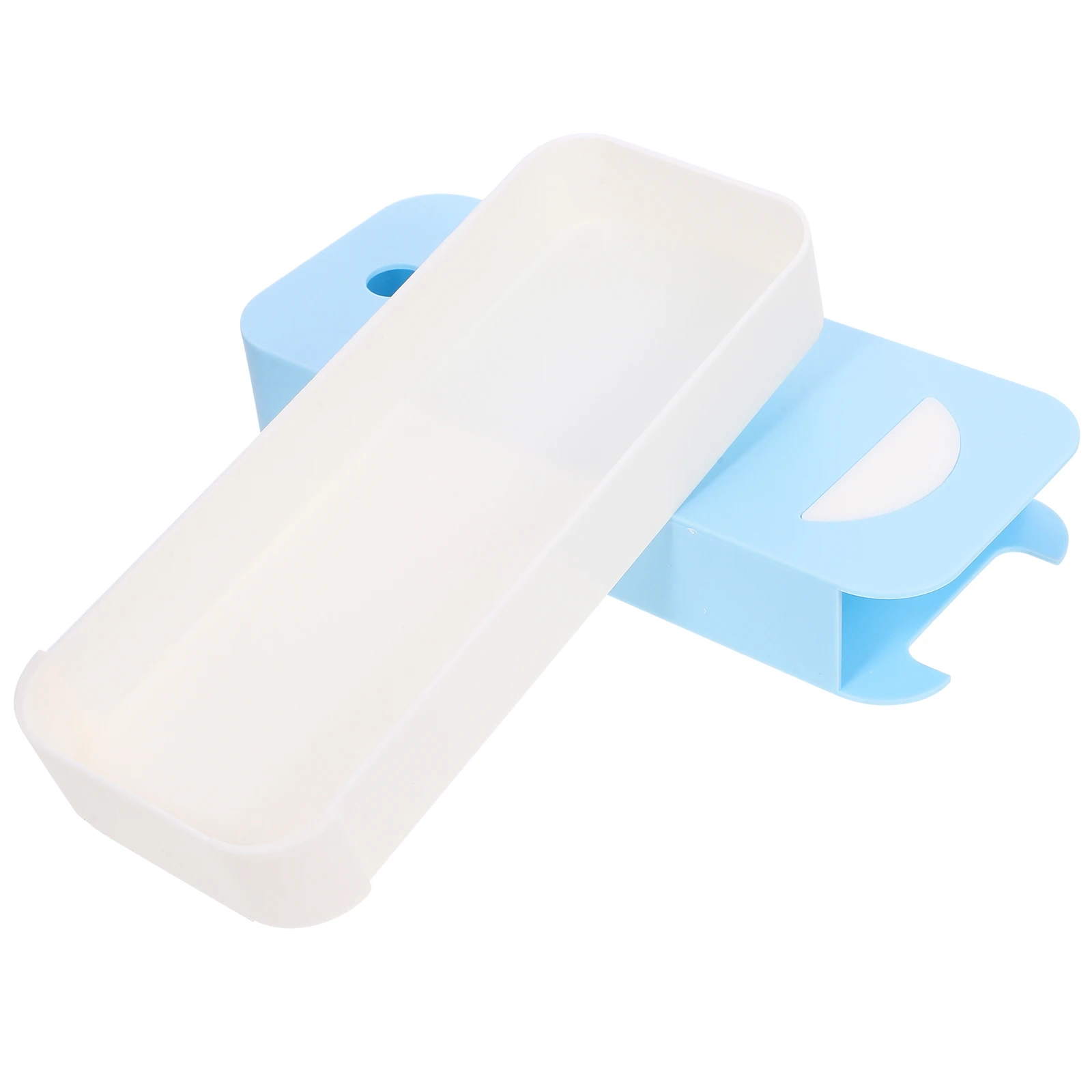 Under Desk Drawer Organizer Large Capacity Hidden Storage Box For Stationery Cosmetics Tools Abs Desktop Shelf Holder