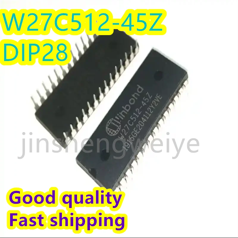 1~10PCS W27C512-45Z W27C512-45 Memory Inline DIP-28 Brand New Free Shipping