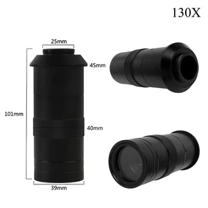 13MP VGA-Mikroskopkamera, 1080p + Zoom 1-130x, Zählung Objektiv C + Verstellbarer Glanz, Lichtlicht Sicht für die Telefonreparatur 8 Hauptverkaufsteleskopvektoroptik - №8