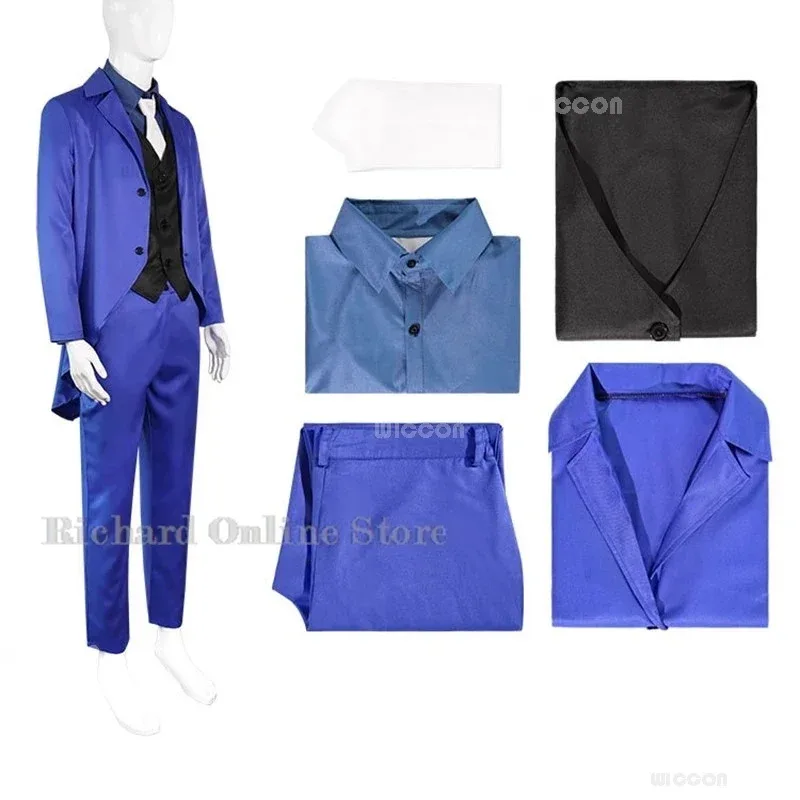 

Jo Ker cosplay costumes men fullset suit wig male isekai Joker prison Prince of Crime Halloween clown 2024 New Anime Cosplay