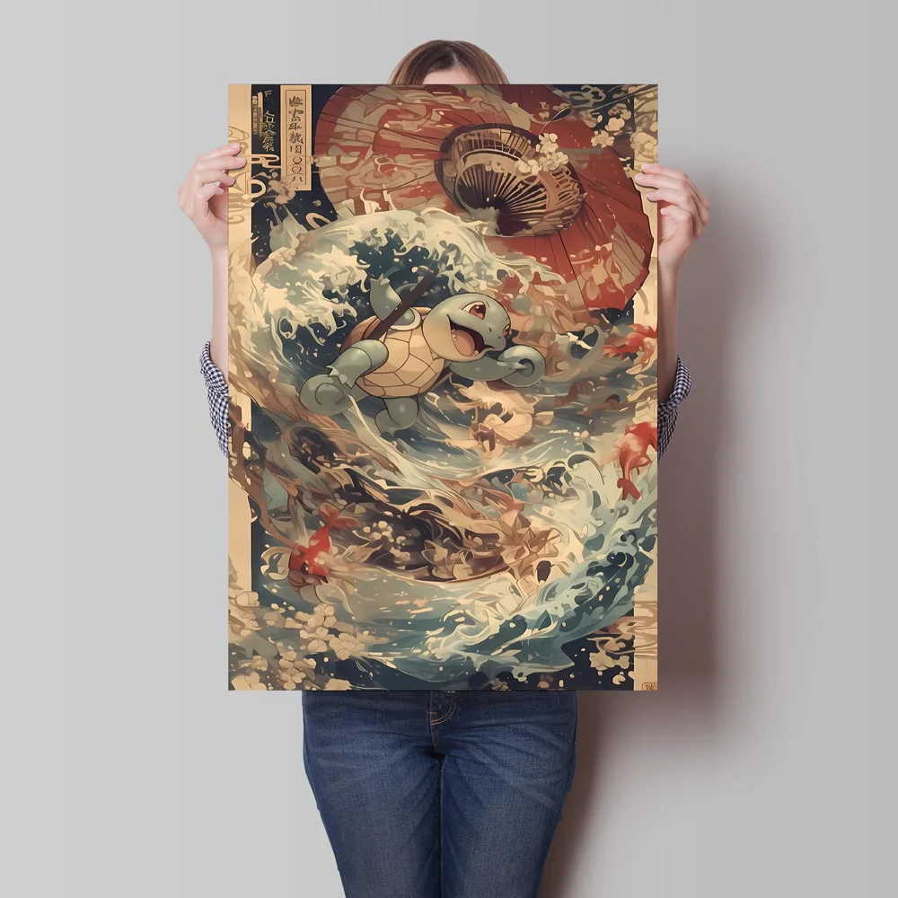 1PC frameless, Paintings High Quality Pokemon Arcanine Pikachu Wall Painting with Unique Designs and Gorgeous Colors Addin - view 6
