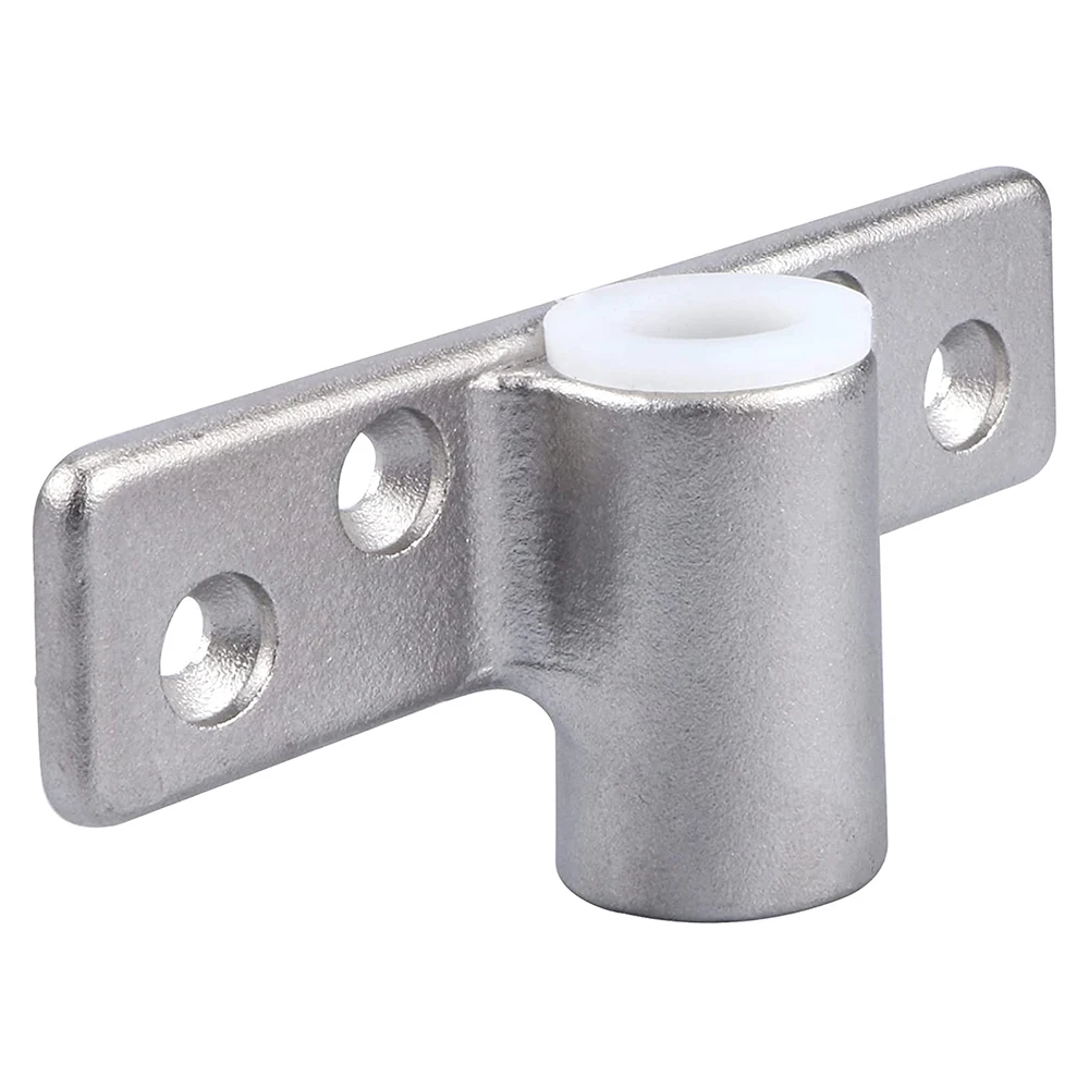 Boat Stainless Steel Oarlock Socket Side Mount Line Rowlock Marine Hardware Parts Accessories