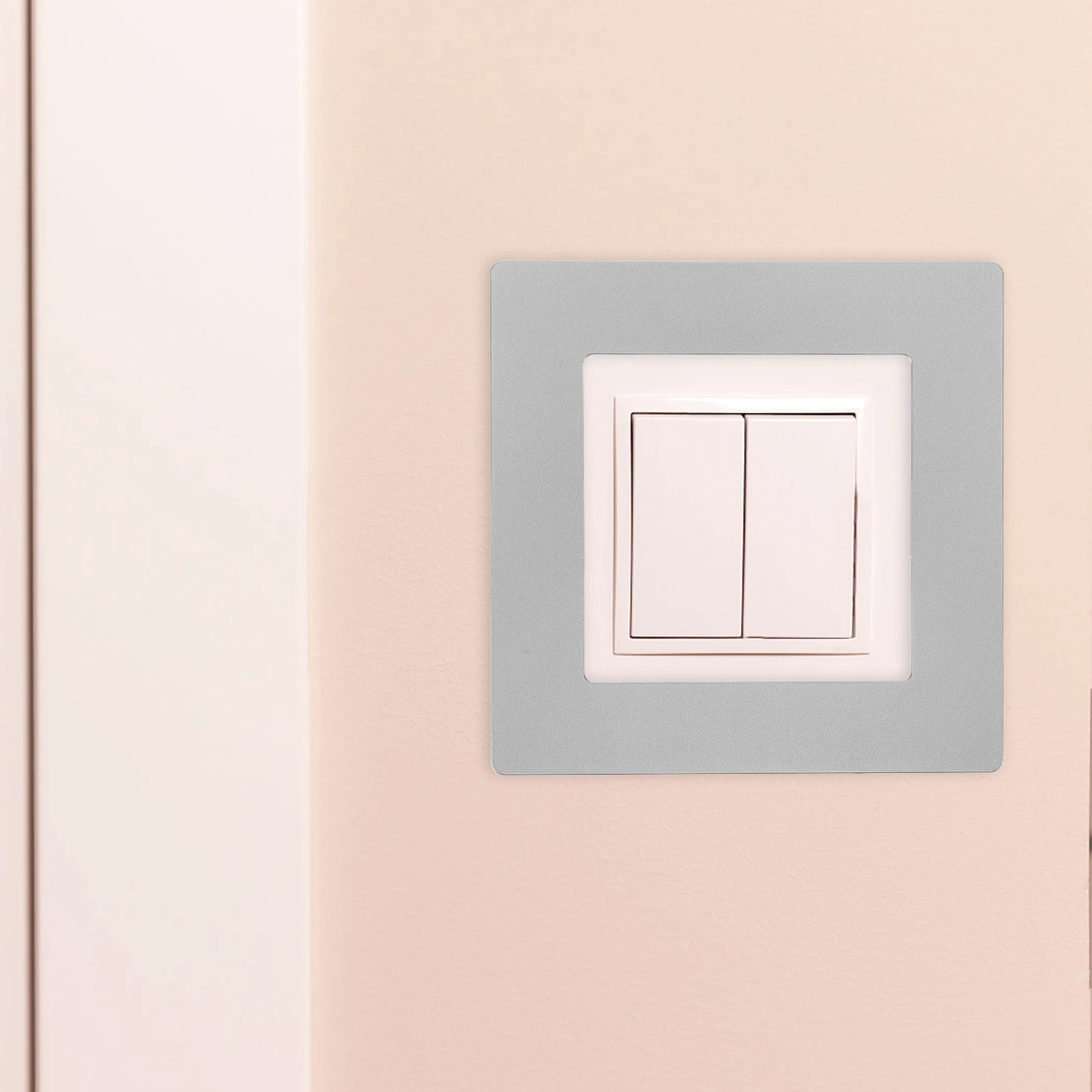 

Electrical Outlet Spacer Socket Light Covers Wall Plate Decorative Grey Hole Cover Switch Material Heat Resistant Fade