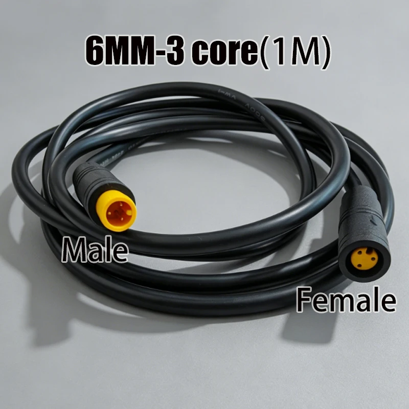 1M M6/M8-2/3/4/5/6-Pin Stecker auf Buchse Julet Elektrisches Verbindungskabel Steckverbinder Roller Bremse Wasserdichtes Signalsensor-Kabel – Detail 14