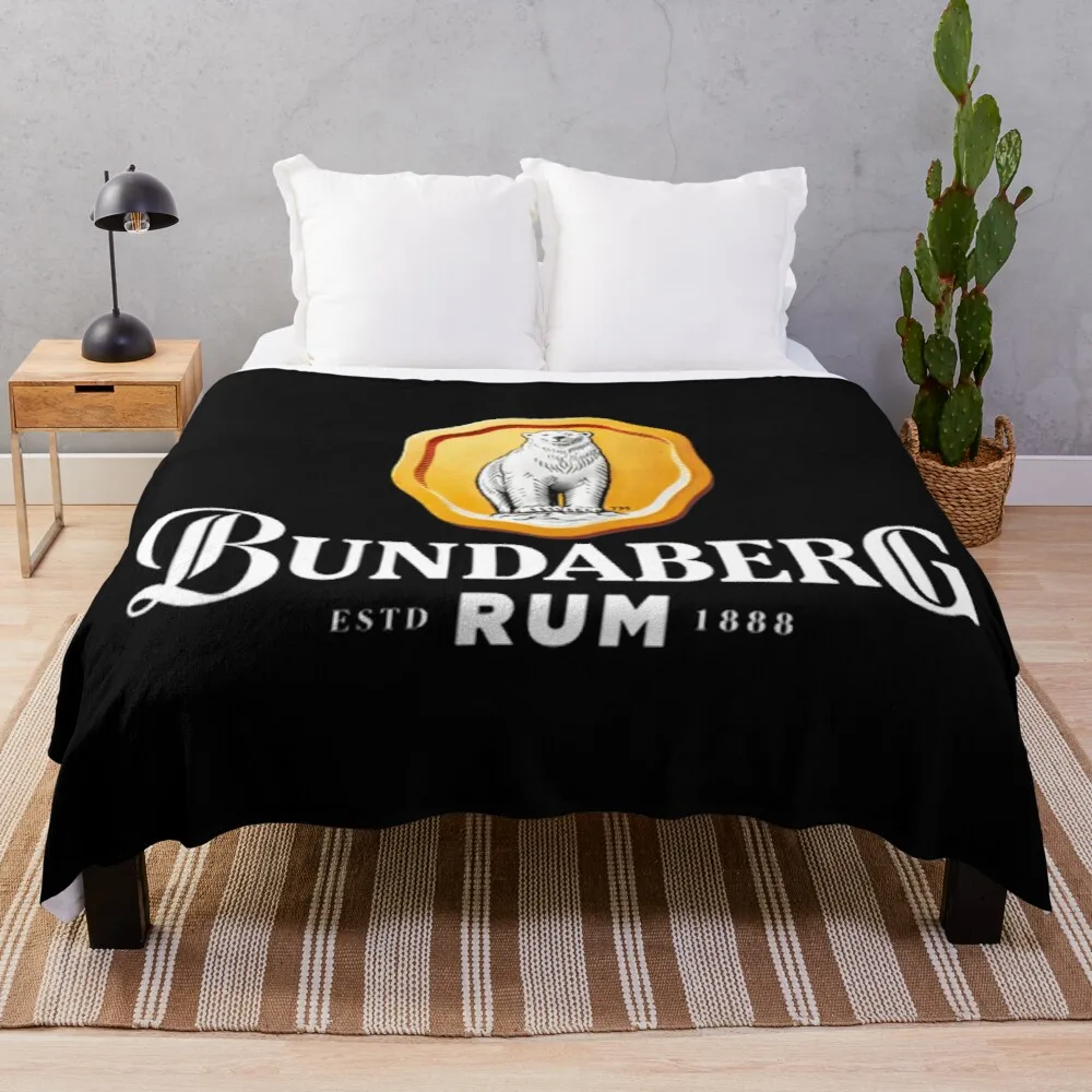 Engaging Bundaberg Rum Design Throw Blanket Fuzzy Blanket