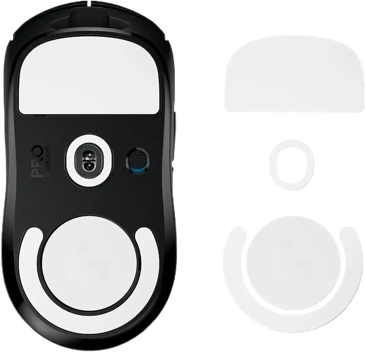 PTFE Gaming Mouse Skates for Logitech G Pro X Superlight Rounded Edges UltraSmooth Glide High Performance Replacement Mouse Feet