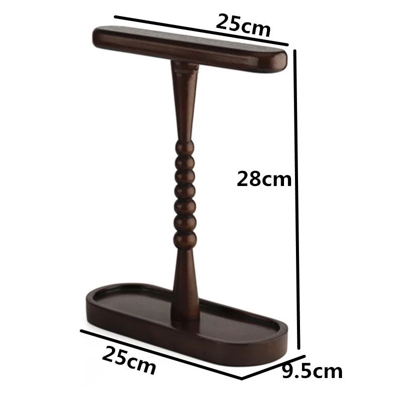 حامل سماعات رأس مزدوج من الخشب الصلب ، سماعة رأس للألعاب ، حامل قابل للفصل ، رف عرض سماعات سطح المكتب مع قاعدة تخزين