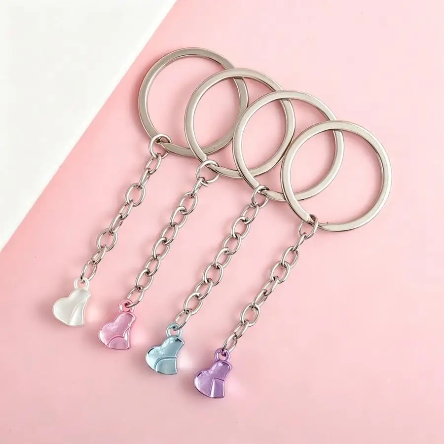 1/5/10/20/50/100pcs sets of four-leaf clover keychains for a friend, best friend, women, fashion, friendship, birthday gifts Fun