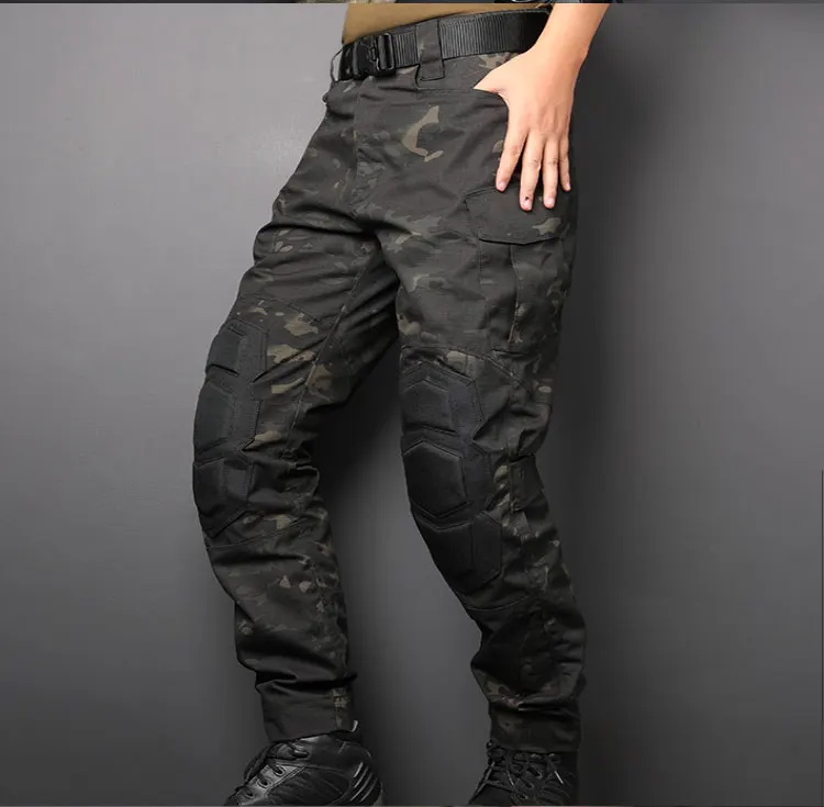 Outdoor Spring and Autumn Winter Riding Camouflage Tactical Work Pants Men\'s   Fans Outdoor Clothing