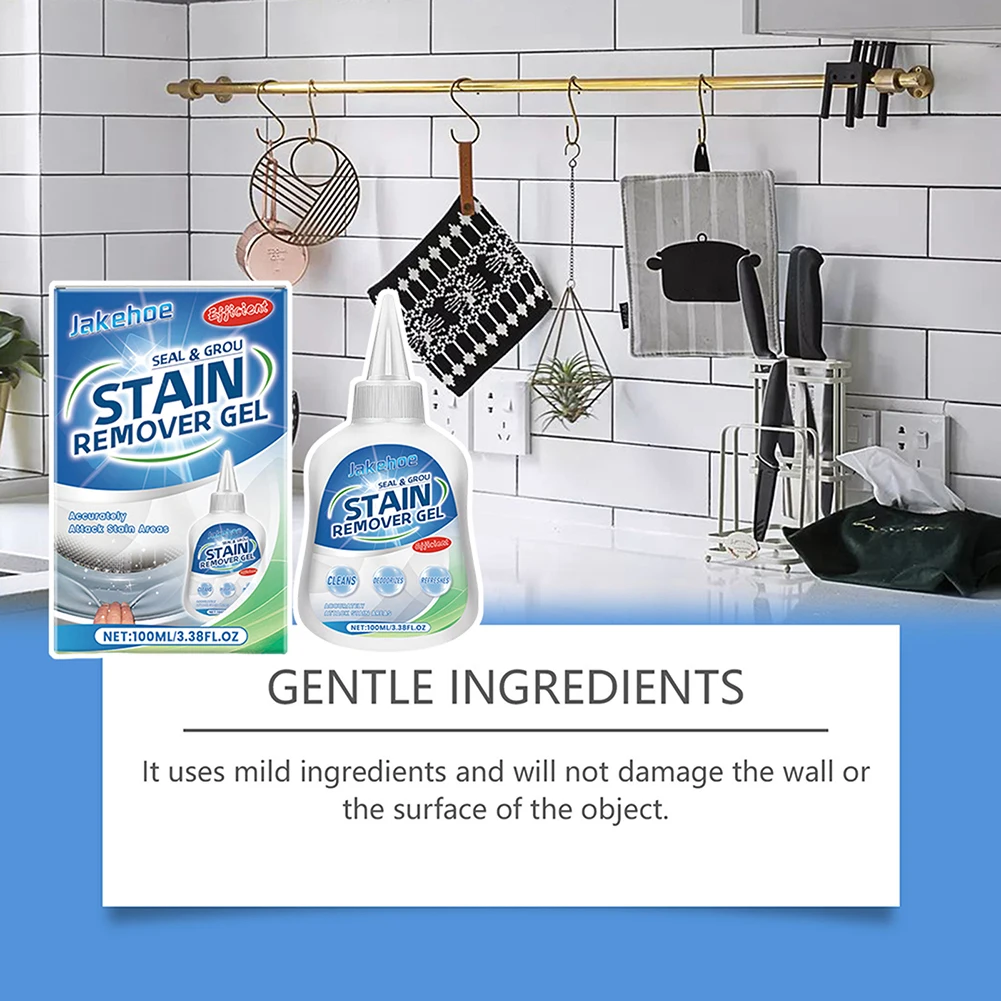 Household Multi-Purpose Cleaning Gel For Kitchen Stains Powerful Grease Remover Gel For Household Appliances