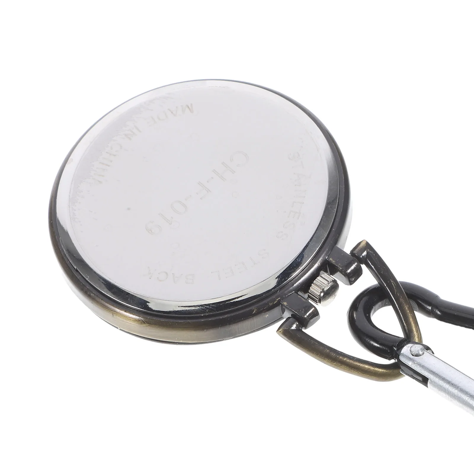 Outdoor Pocket Watch Carabiner Clip Mini Size Portable Hanging Buckle Backpack Clip Mountaineering Watch Glow in The Dark