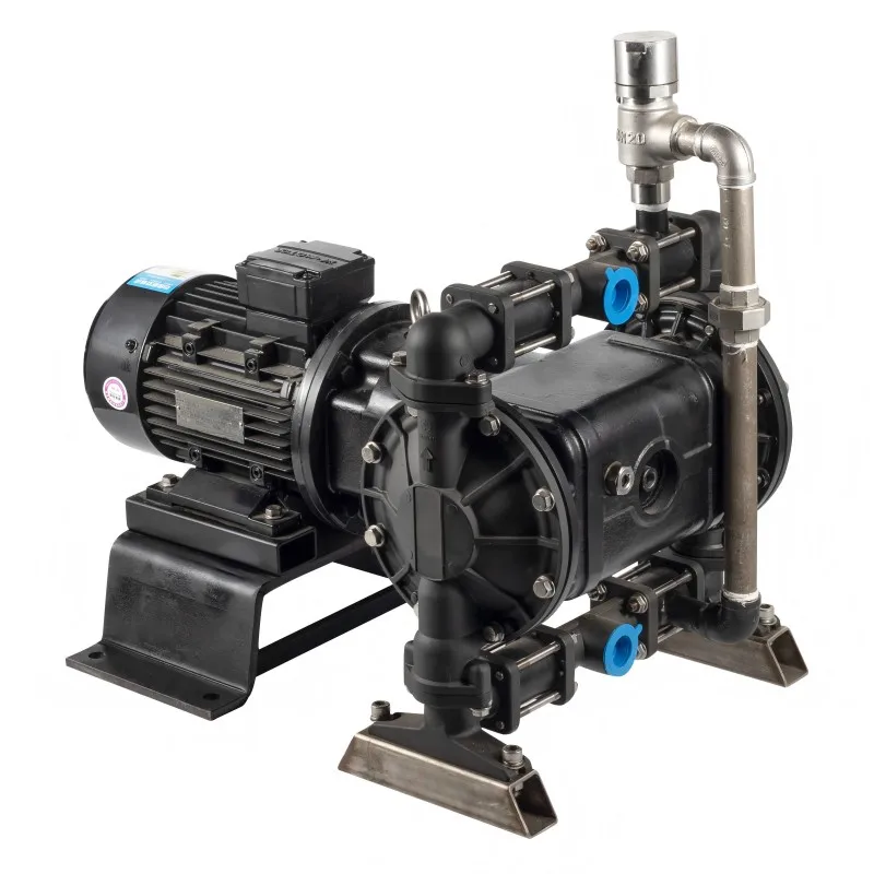 GK Aluminum Electric Diaphragm Pump DN25 Industrial Fluid Transfer for Electroplating & Chemical Filter Circulation